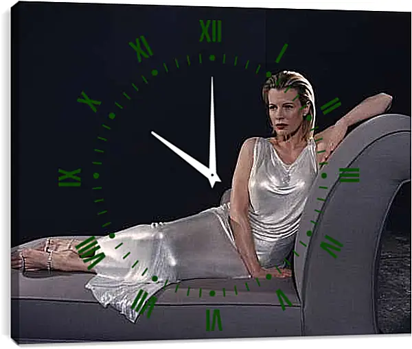 Часы картина - Ким Бейсингер. Kim Basinger