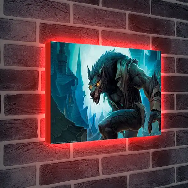 Лайтбокс световая панель - World Of Warcraft