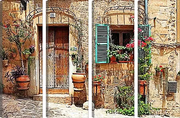 Модульная картина - Улица Испании