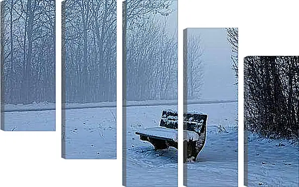 Модульная картина - Зима