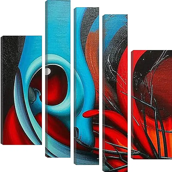 Модульная картина - Абстракционизм Фантазия 4