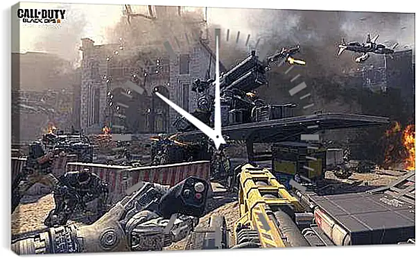 Часы картина - Call Of Duty: Black Ops III