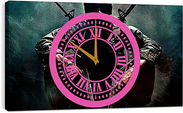 Часы картина - Call Of Duty: Black Ops