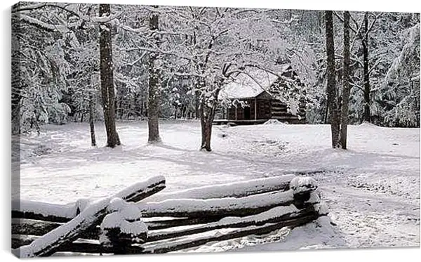 Постер на подрамнике - Зима