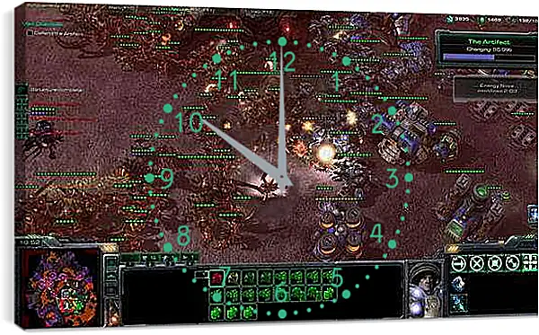 Часы картина - StarCraft II: Heart Of The Swarm
