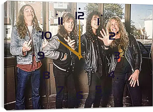 Часы картина - Металлика. Metallica