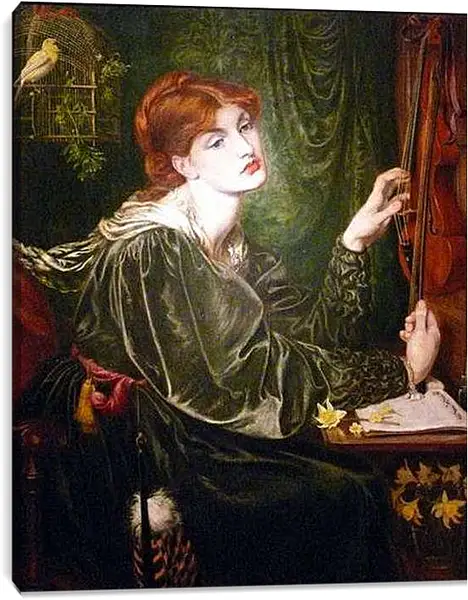 Постер на подрамнике - Veronica Veronese. Данте Габриэль Россетти