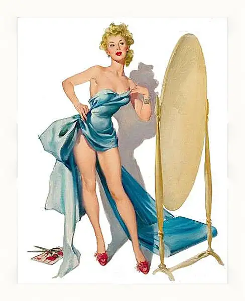 Картина в раме - Зеркало