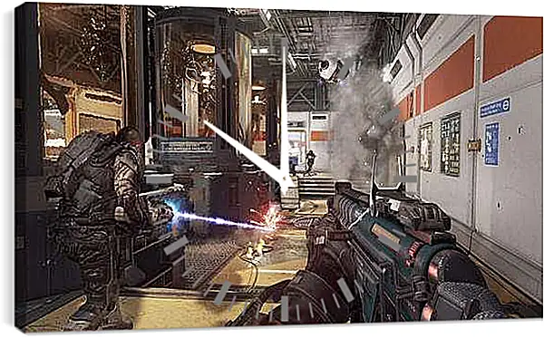 Часы картина - Call Of Duty: Advanced Warfare