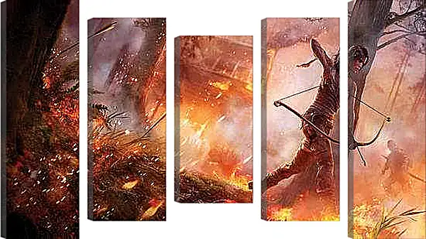 Модульная картина - Tomb Raider