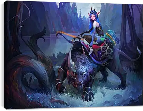 Постер на подрамнике - DotA 2, артпостер