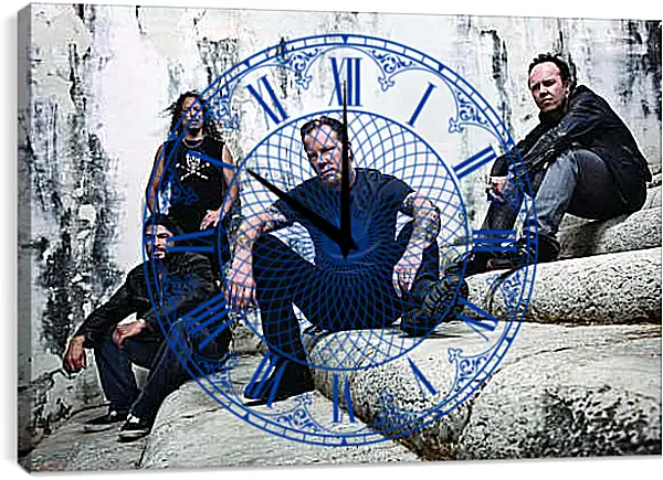 Часы картина - Металлика. Metallica