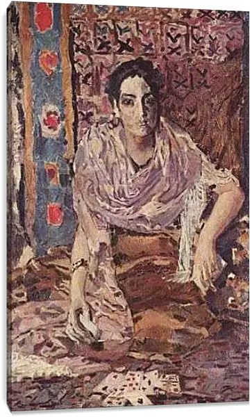 Постер на подрамнике - Гадалка. Врубель Михаил