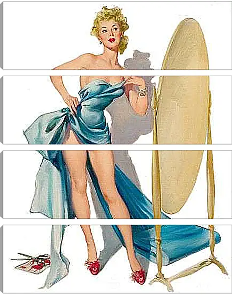 Модульная картина - Зеркало