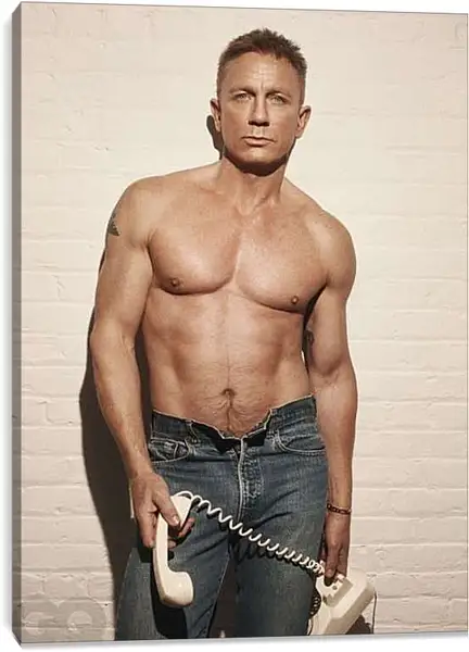 Постер на подрамнике - Дэниел Крейг. Daniel Craig