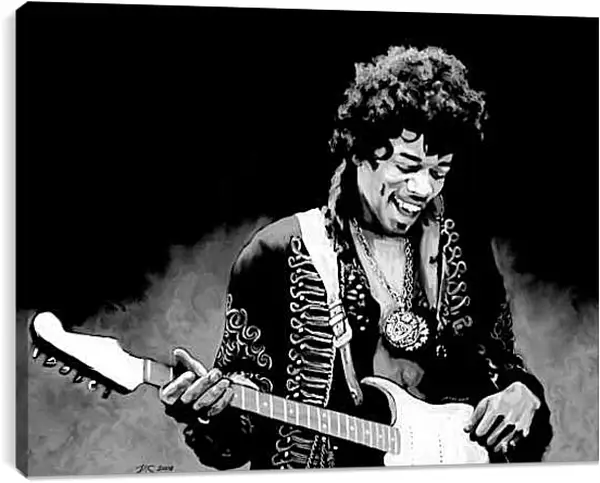 Постер на подрамнике - Джими Хендрикс. Jimi Hendrix