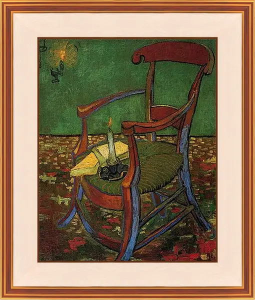 Картина в раме - Paul Gauguin s Armchair. Винсент Ван Гог