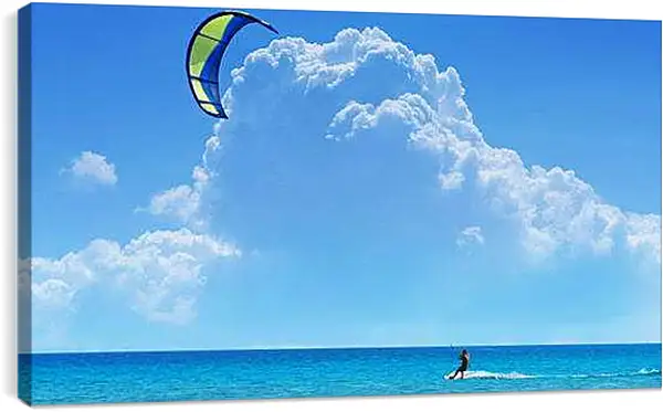 Постер на подрамнике - Скайсерфинг