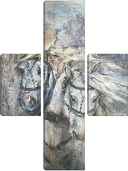 Модульная картина - Зимний забег