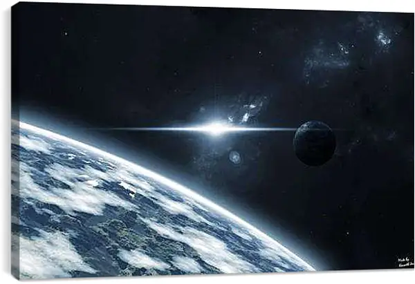 Постер на подрамнике - Космос