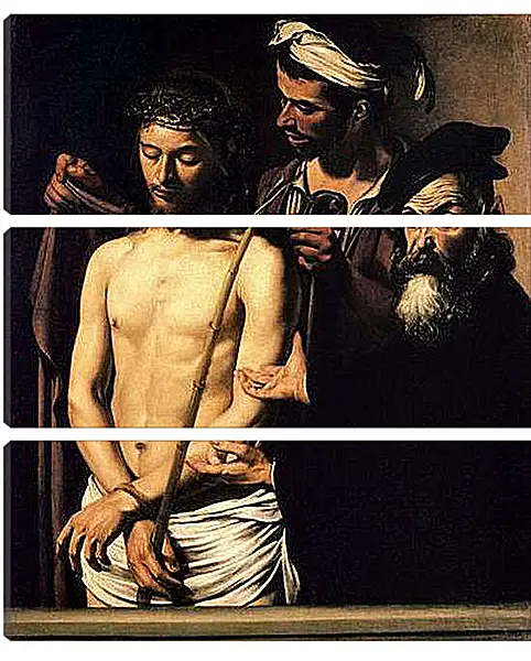 Модульная картина - Ecce Homo. Микеланджело Караваджо
