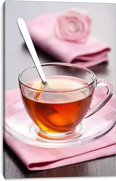 Постер на подрамнике - Ароматный чай. Чайная нежность.