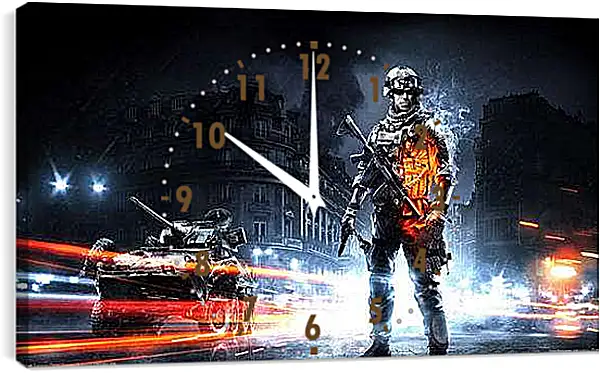 Часы картина - Battlefield 3
