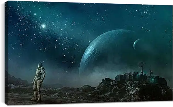 Постер на подрамнике - Космос