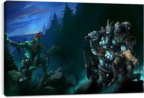 Постер на подрамнике - World Of Warcraft