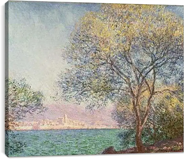 Постер на подрамнике - Morning at Antibes. Клод Моне