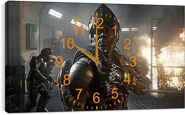 Часы картина - Call Of Duty: Advanced Warfare