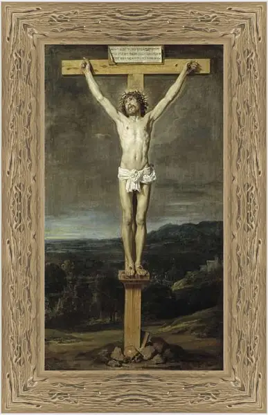 Картина в раме - Christ on the Cross. Диего Веласкес
