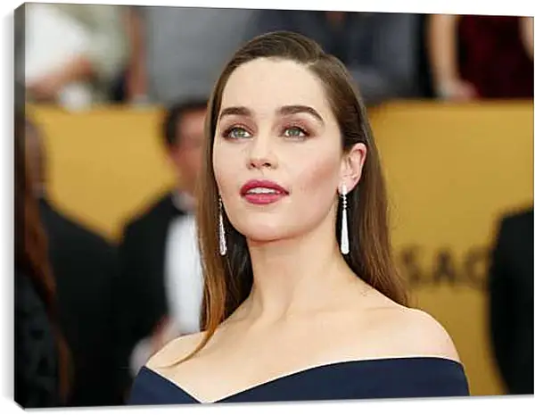 Постер на подрамнике - Эмилия Кларк. Emilia Clarke