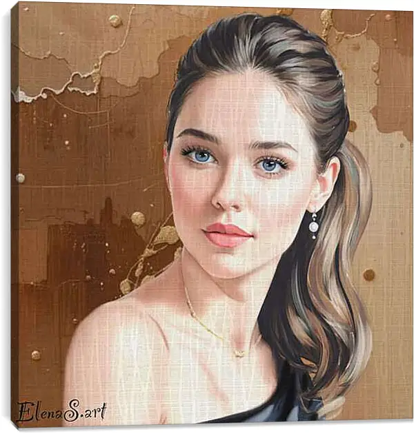 Постер на подрамнике - Color portrait 42