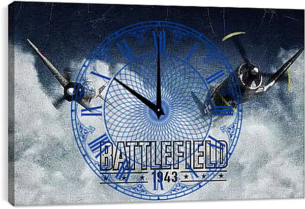 Часы картина - Battlefield 1943