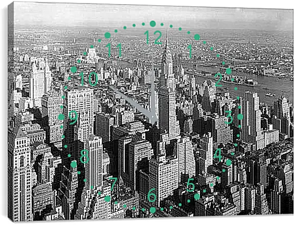 Часы картина - Крайслер-билдинг