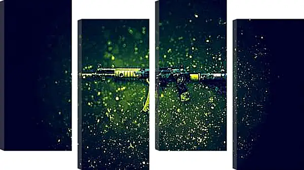 Модульная картина - Оружие КС ГО