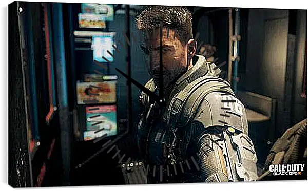 Часы картина - Call Of Duty: Black Ops III