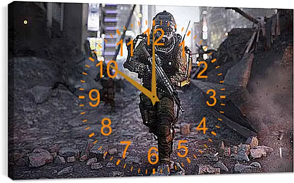 Часы картина - Call Of Duty: Advanced Warfare