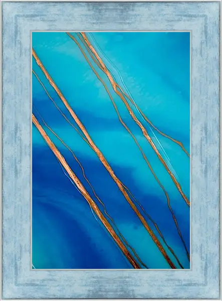 Картина в раме - Abstraction ocean6. Mari Dein