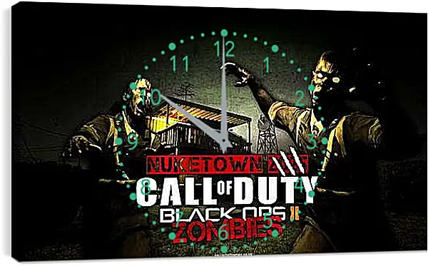 Часы картина - Call Of Duty: Black Ops II