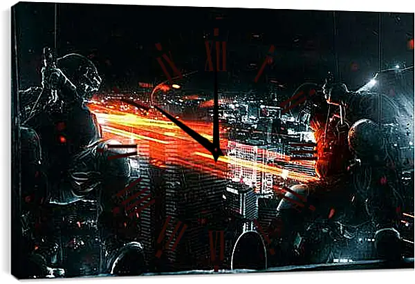 Часы картина - Battlefield 3