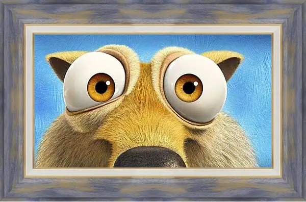 Картина в раме - Белка