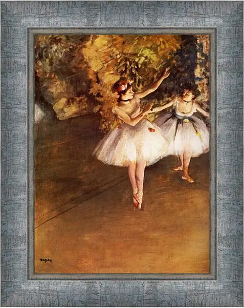Картина в раме - Deux danseuses en scene. Эдгар Дега
