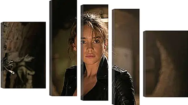Модульная картина - Эмилия Кларк. Туннель. Терминатор Генезис
