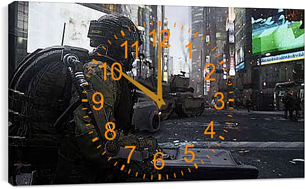 Часы картина - Call Of Duty: Advanced Warfare