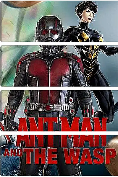 Модульная картина - Человек Муравей и Оса