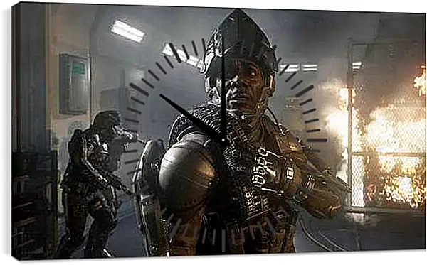 Часы картина - Call Of Duty: Advanced Warfare