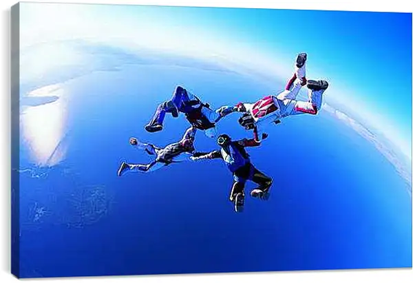 Постер на подрамнике - Взявшись за руки