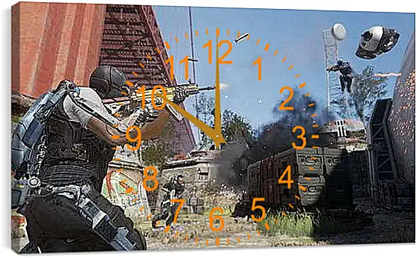 Часы картина - Call Of Duty: Advanced Warfare